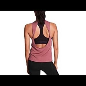 Open back workout tank